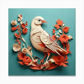 Minimalism, Bird Canvas Print