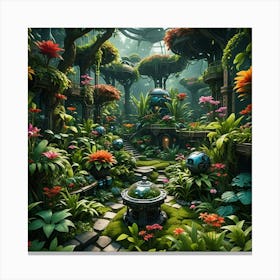 Fantasy Garden Canvas Print