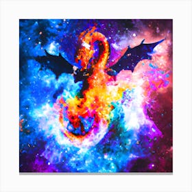 Glimpse of the Space Dragon Canvas Print