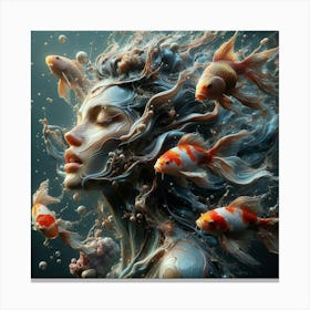 Koi Fish 15 Canvas Print