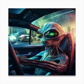 Alien Car 11 1 Canvas Print