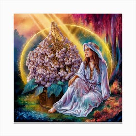 Lilac Goddess Canvas Print