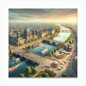Berlin Cityscape 1 Canvas Print