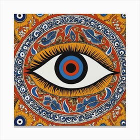 Eye Of God 2 Canvas Print