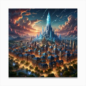 Ice City Canvas Print