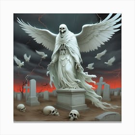 Angel Of Death 12 Canvas Print