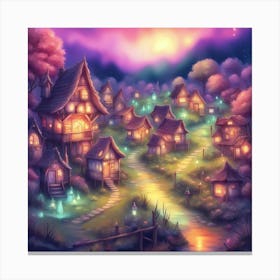 Fairytale Village Canvas Print