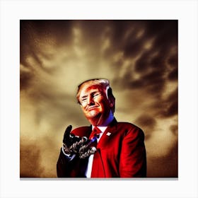 Donald Trump Infinity Canvas Print