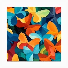 Colorful Butterflies 34 Canvas Print