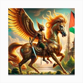 Israel And Palestine Canvas Print