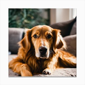 Golden Retriever Dog Canvas Print