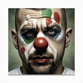 Clown Face 1 Canvas Print