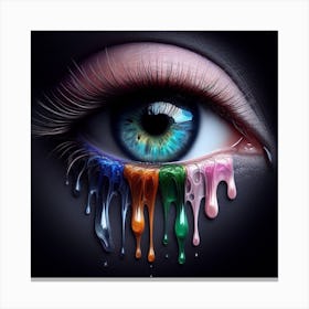 Rainbow Eye Canvas Print