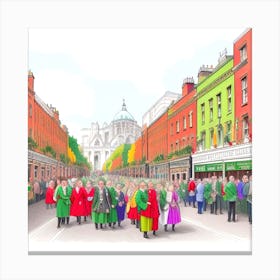 Irish Parade Canvas Print