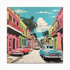 Cuba Street 1 Canvas Print