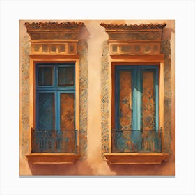 window marrakech In The Style Of Matisse Canvas Print