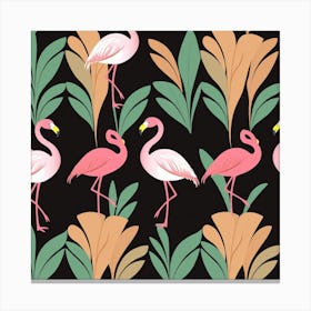 Pink Flamingos 4 Canvas Print