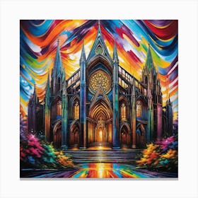 Cathedral Of Light 1 Canvas Print