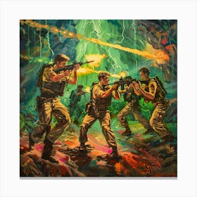 Alien Invasion Canvas Print