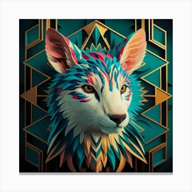 Wolf Head Canvas Print