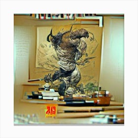 Ninja Warrior Canvas Print