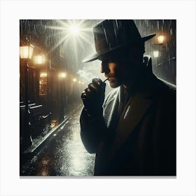 Detective Stock Photos & Royalty-Free Footage Canvas Print