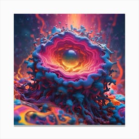 3d Digital Art trance pearl Canvas Print