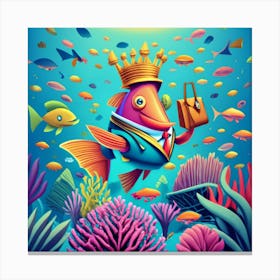 King Fish Canvas Print