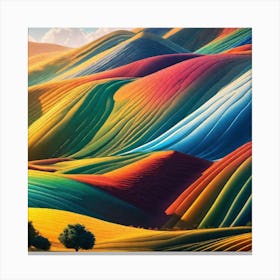 Colorful Landscape 7 Canvas Print