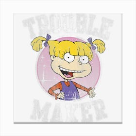 Rugrats Angelica Trouble Maker Vintage Canvas Print