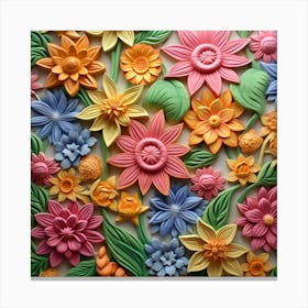 Flower Arrangement Canvas Print