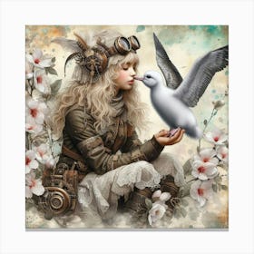 Steampunk Girl 5 Canvas Print