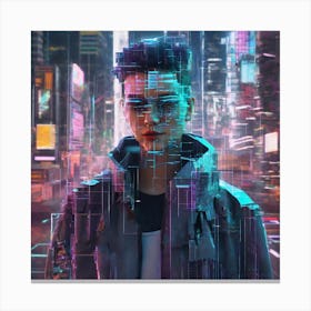 Cyborg 47 Canvas Print