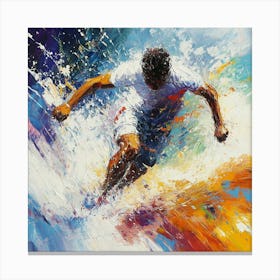 'Surfing' Art 1 Canvas Print