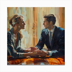 'Love At First Sight' 1 Canvas Print