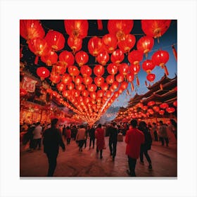 Chinese Lanterns 2 Canvas Print