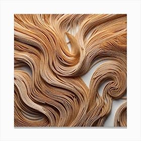 Wavy Noodles Canvas Print