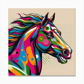 Colorful Horse 2 Canvas Print