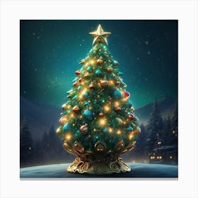 Christmas Tree 9 Canvas Print