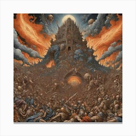 Throne Of Hell Canvas Print