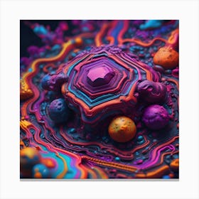 Fractal Art school has emerged Canvas Print