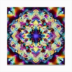 Psychedelic Mandala 27 Canvas Print