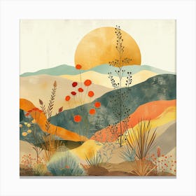 Desert Landscape Canvas Print