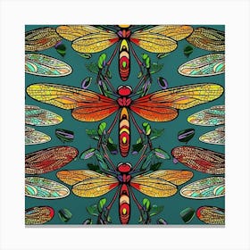 Dragonflies Canvas Print