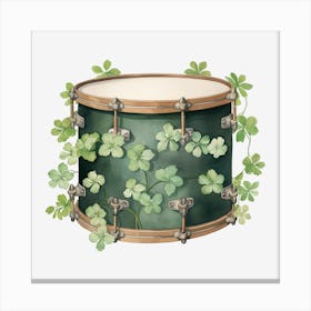 Shamrock Drum 5 Canvas Print