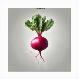 Beet logo 9 Canvas Print