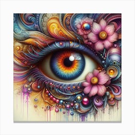 Psychedelic Eye 2 Canvas Print