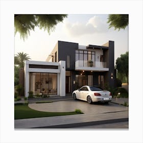Leonardo Diffusion Xl A Modern Sudanese House Two Bedrooms A K 0 Canvas Print