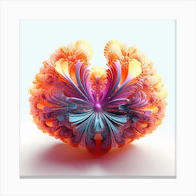 Abstract Flower 3d Canvas Print