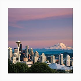 Seattle Canvas Print